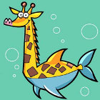 Аватар водоплавающий жираф
